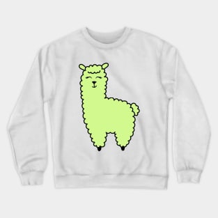 Smiling llama Crewneck Sweatshirt